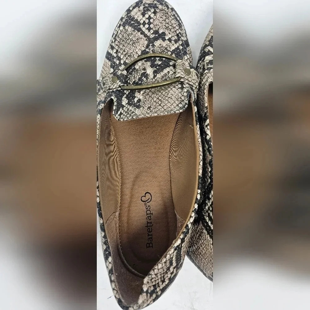 Baretraps KELLYE Loafers Snake Print Women's Size 7.5 M - Picture 14 of 16